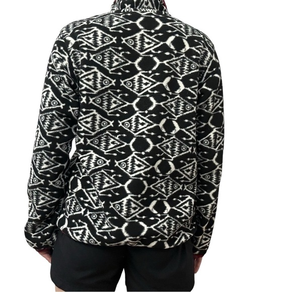 Patagonia Synchilla Sweatshirt Snap Neck Patterned Aztec Women’s Size Small - Picture 2 of 10